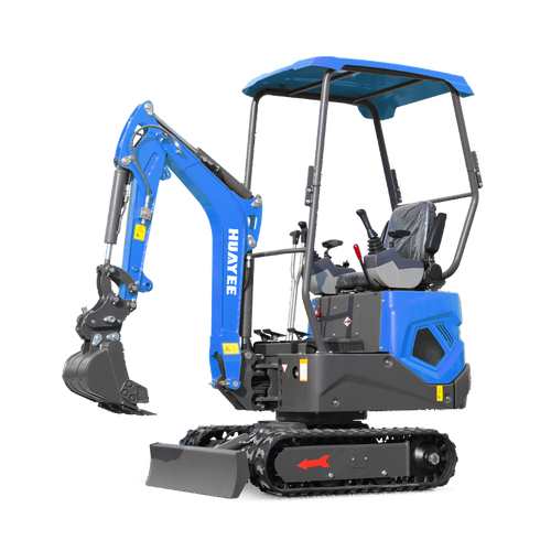 Minikotró – kompakt mini kotrógép, 7,6 kW, HY12M3, kék